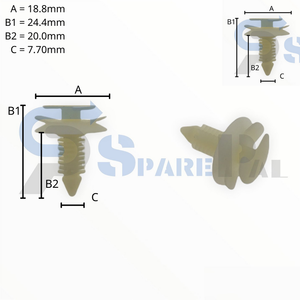 SparePal  Fastener & Clip SPL-10193