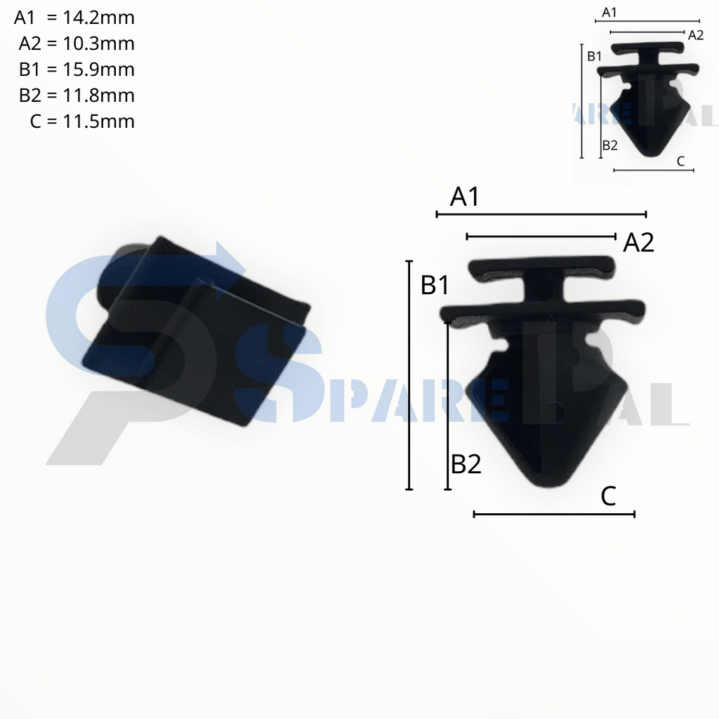 SPAREPAL FASTENER CLIP 護板扣SPL-10194