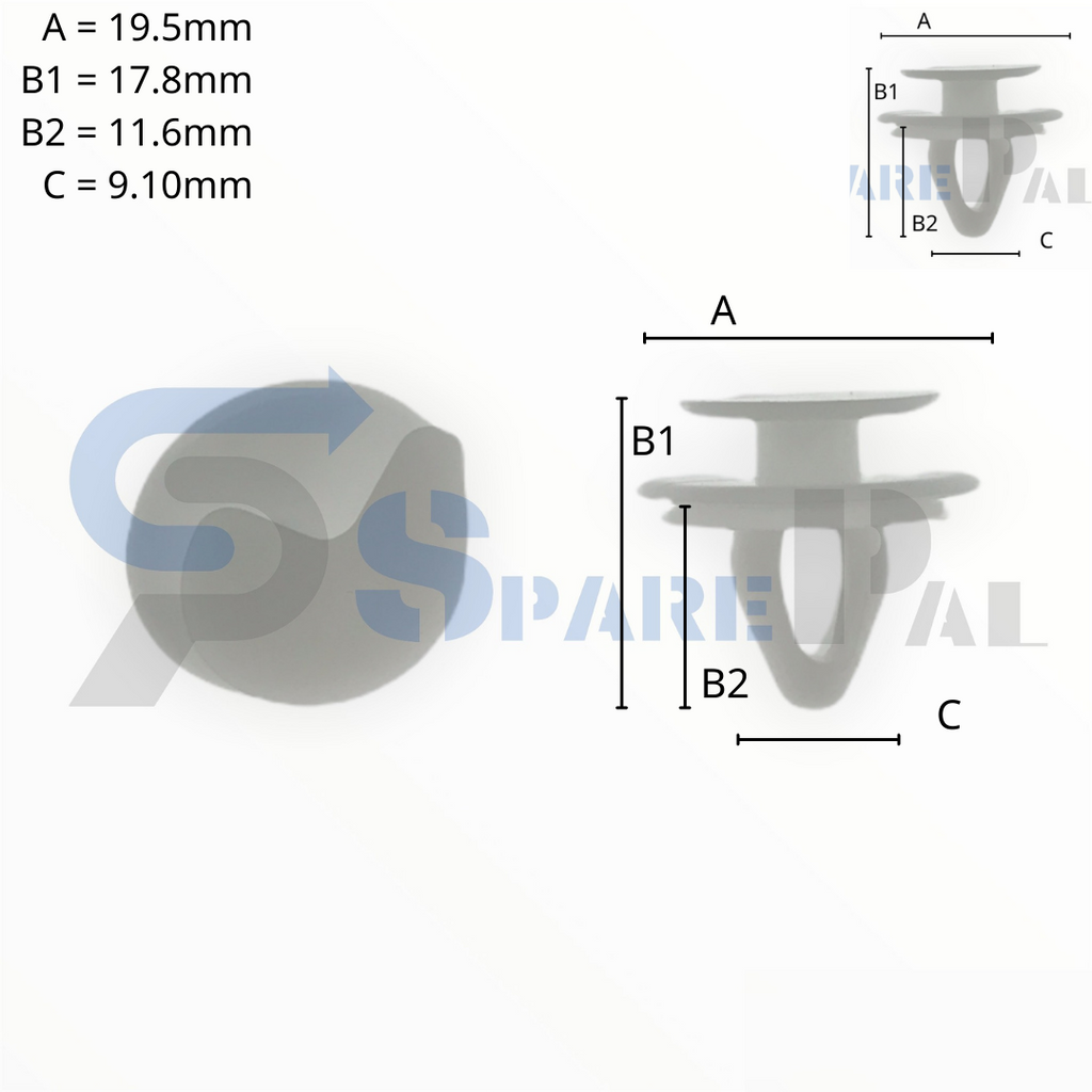 SparePal  Fastener & Clip SPL-10195