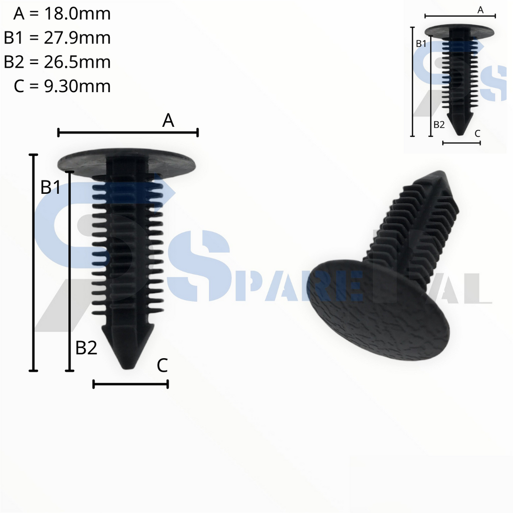 SparePal  Fastener & Clip SPL-10196