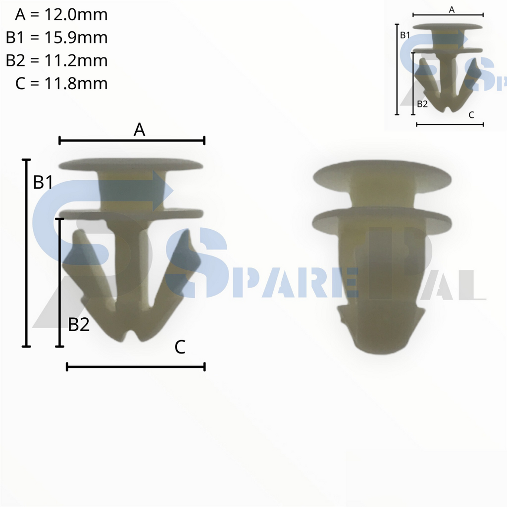 SparePal  Fastener & Clip SPL-10198