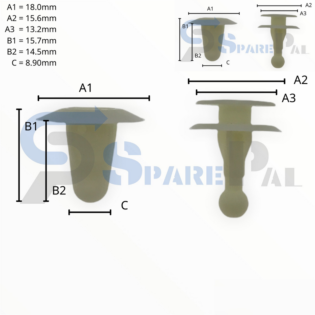 SparePal  Fastener & Clip SPL-10200