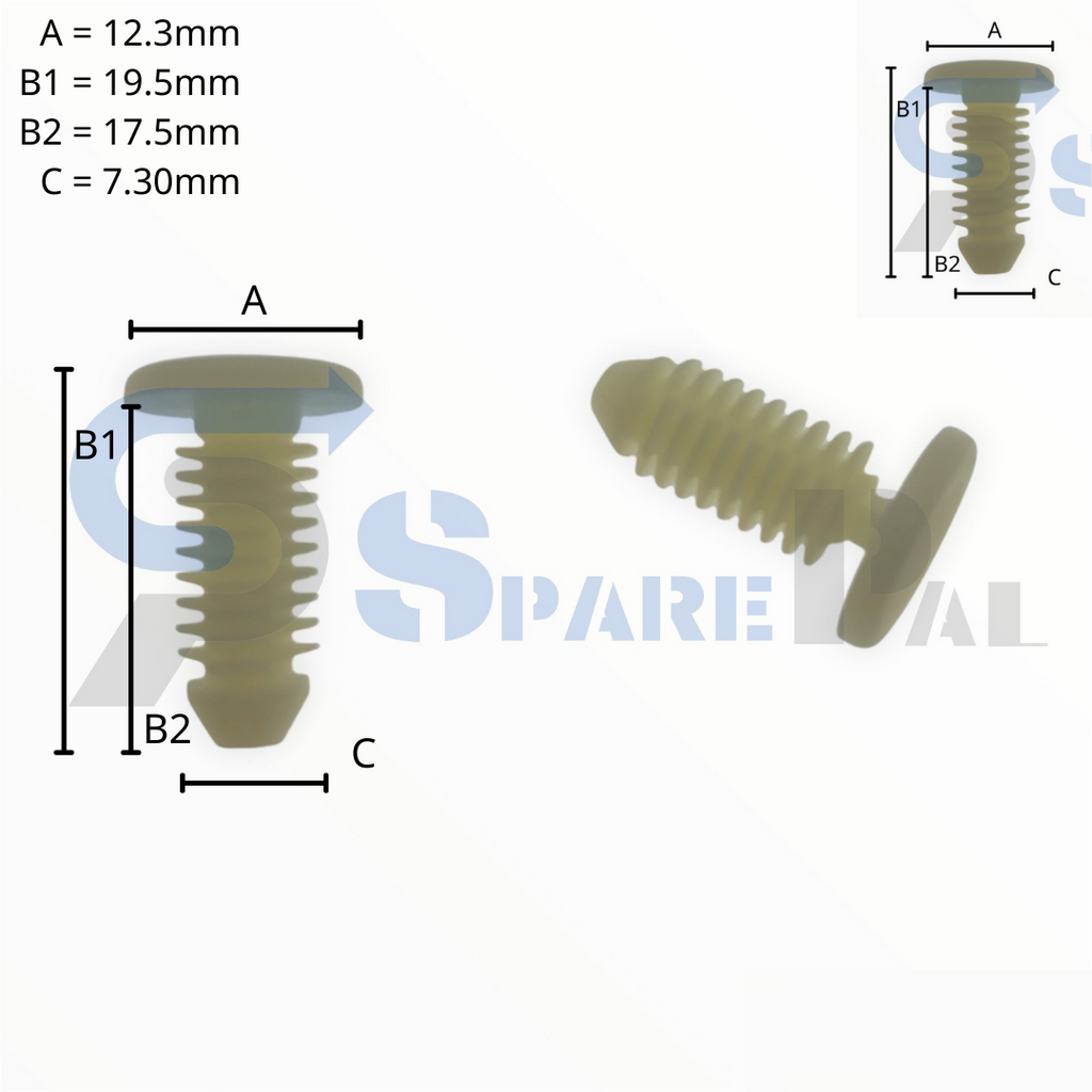 SparePal  Fastener & Clip SPL-10204