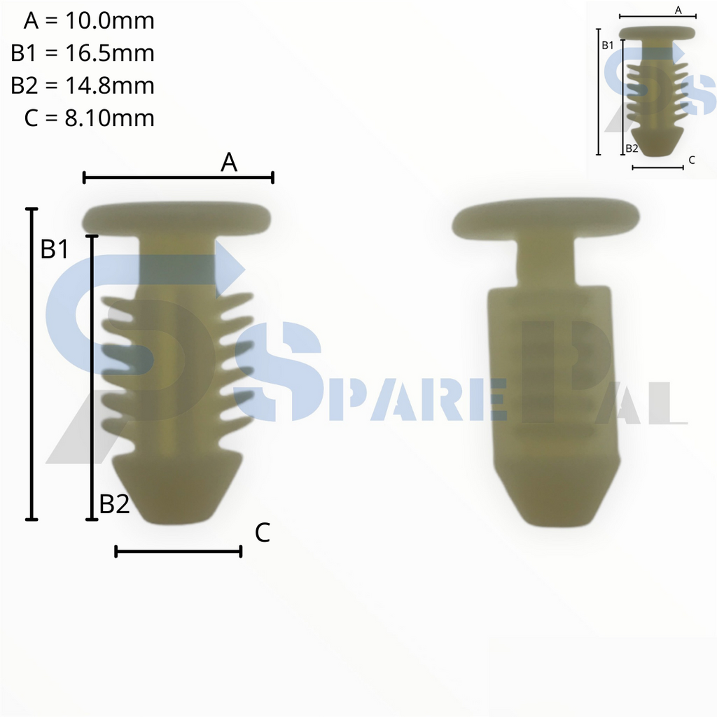 SparePal  Fastener & Clip SPL-10205