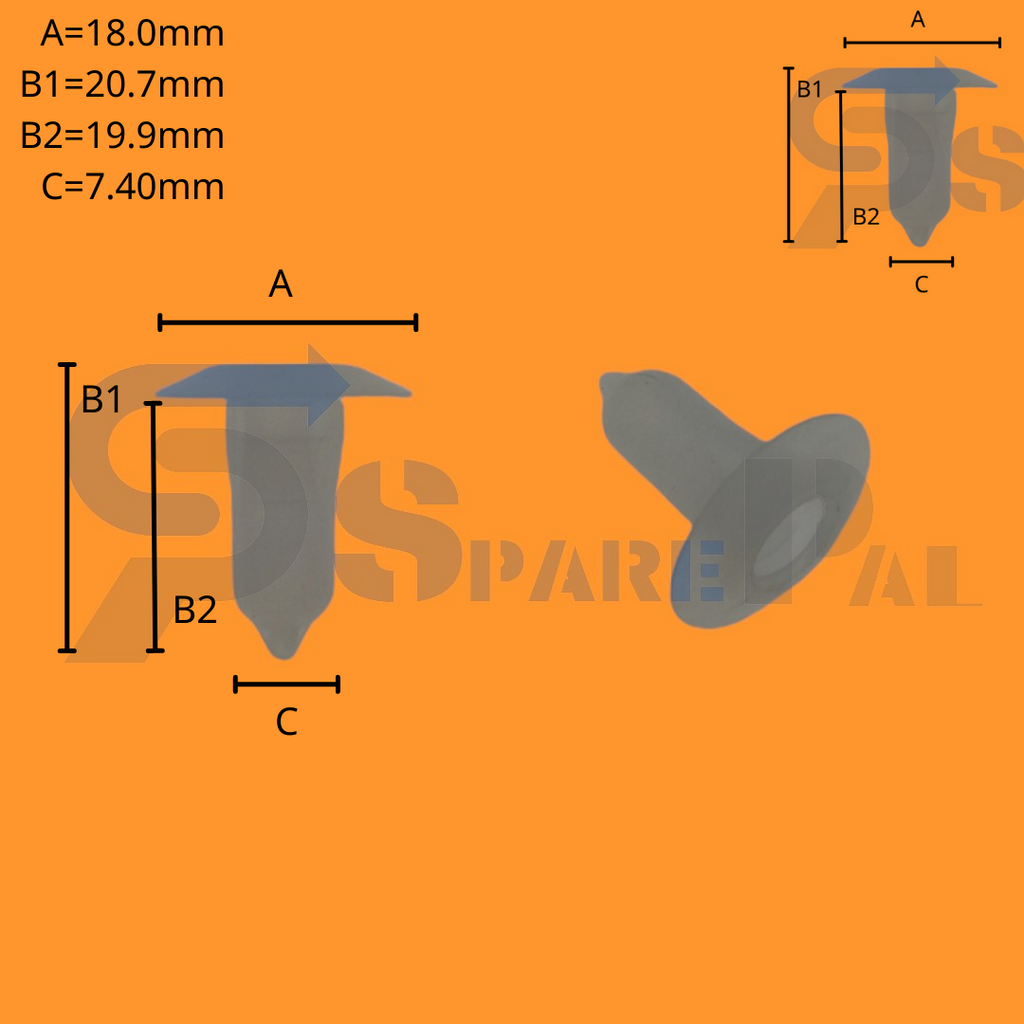 SparePal  Fastener & Clip SPL-10206