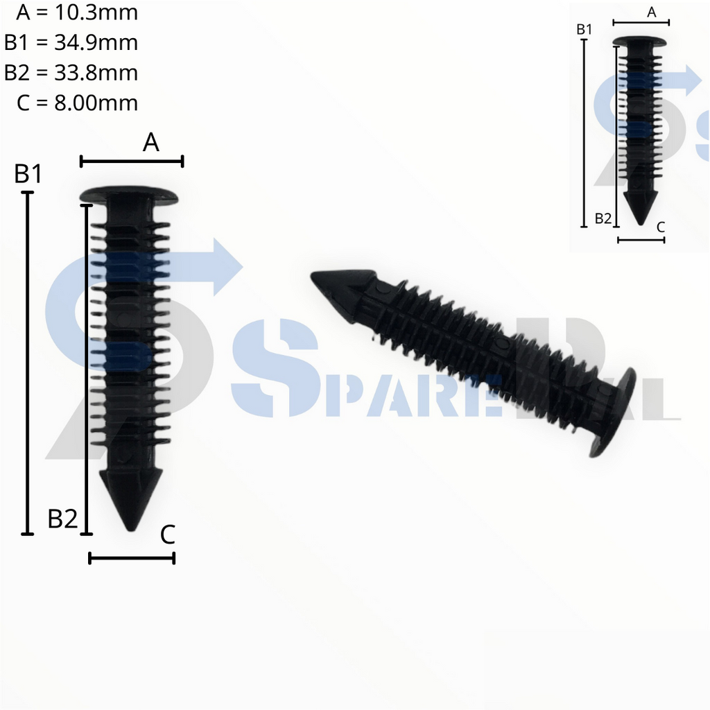 SparePal  Fastener & Clip SPL-10215