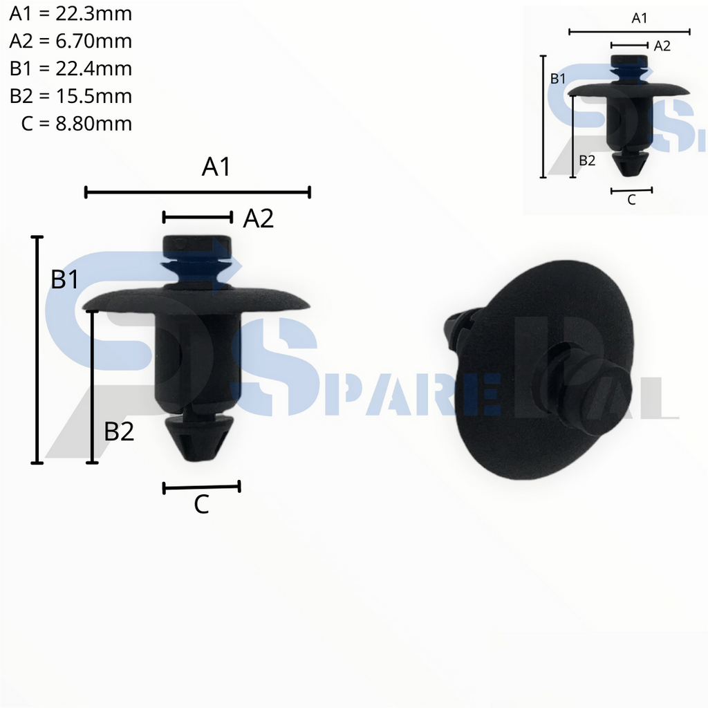 SparePal  Fastener & Clip SPL-10216