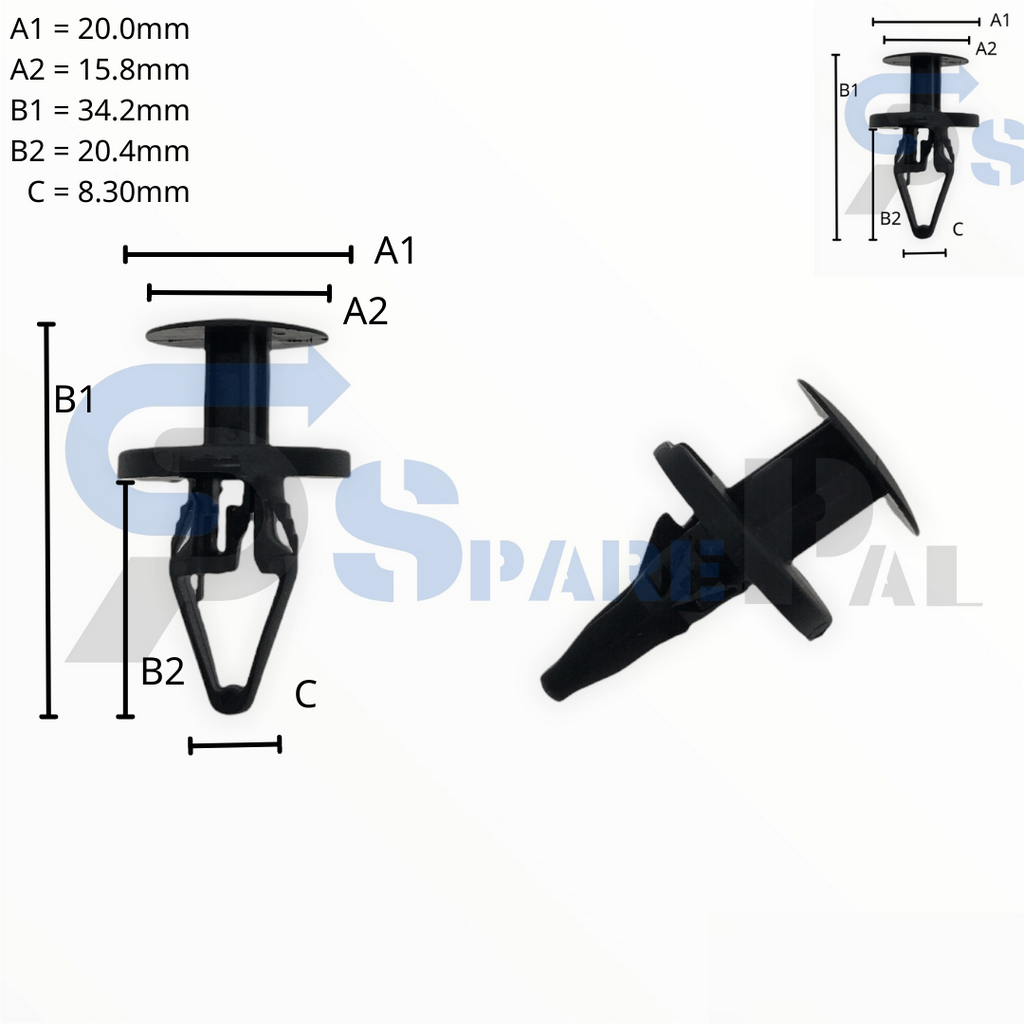 SparePal  Fastener & Clip SPL-10235