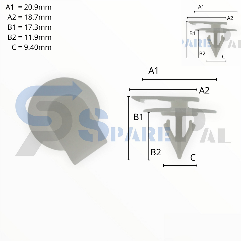 SparePal  Fastener & Clip SPL-10237