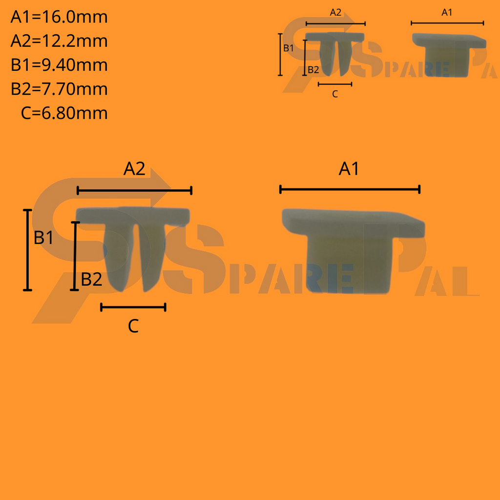 SparePal  Fastener & Clip SPL-10238