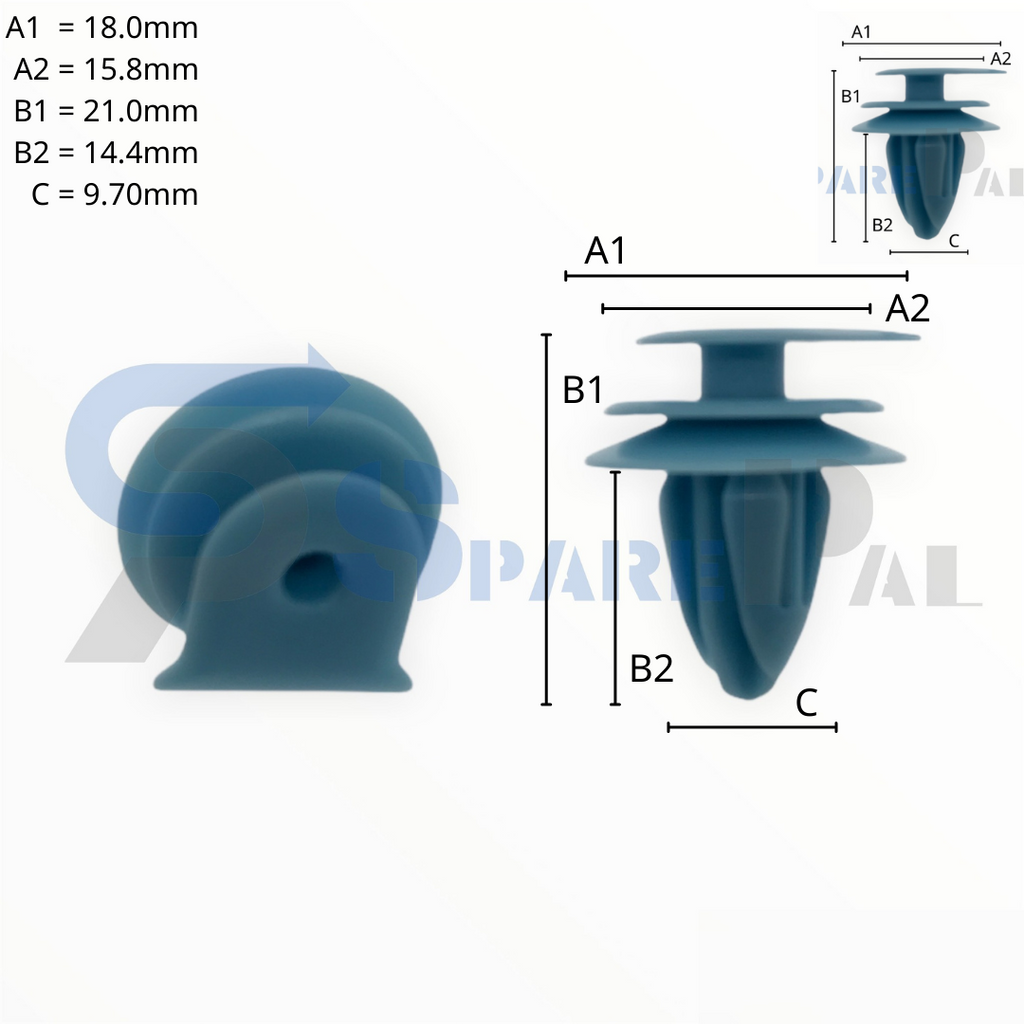 SparePal  Fastener & Clip SPL-10243