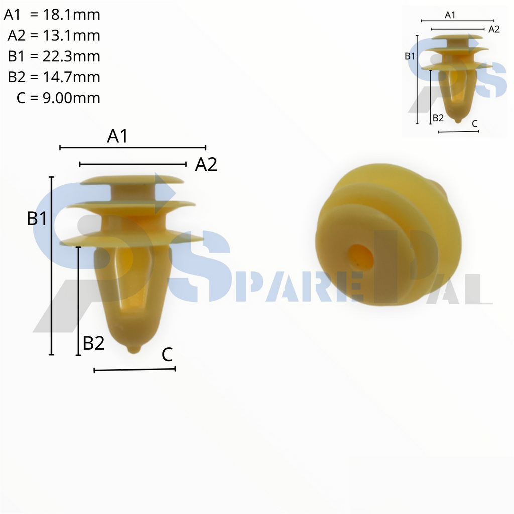 SparePal  Fastener & Clip SPL-10244