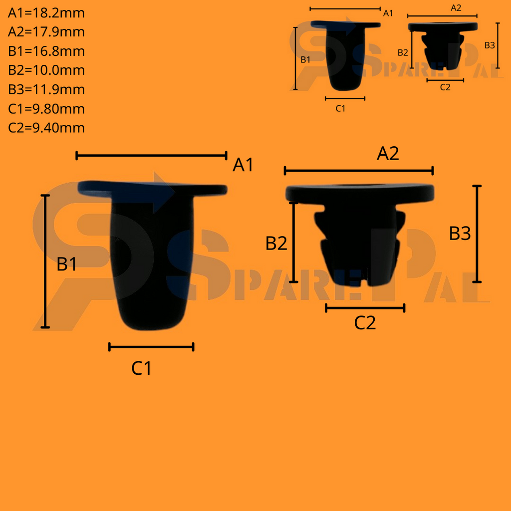 SparePal  Fastener & Clip SPL-10245