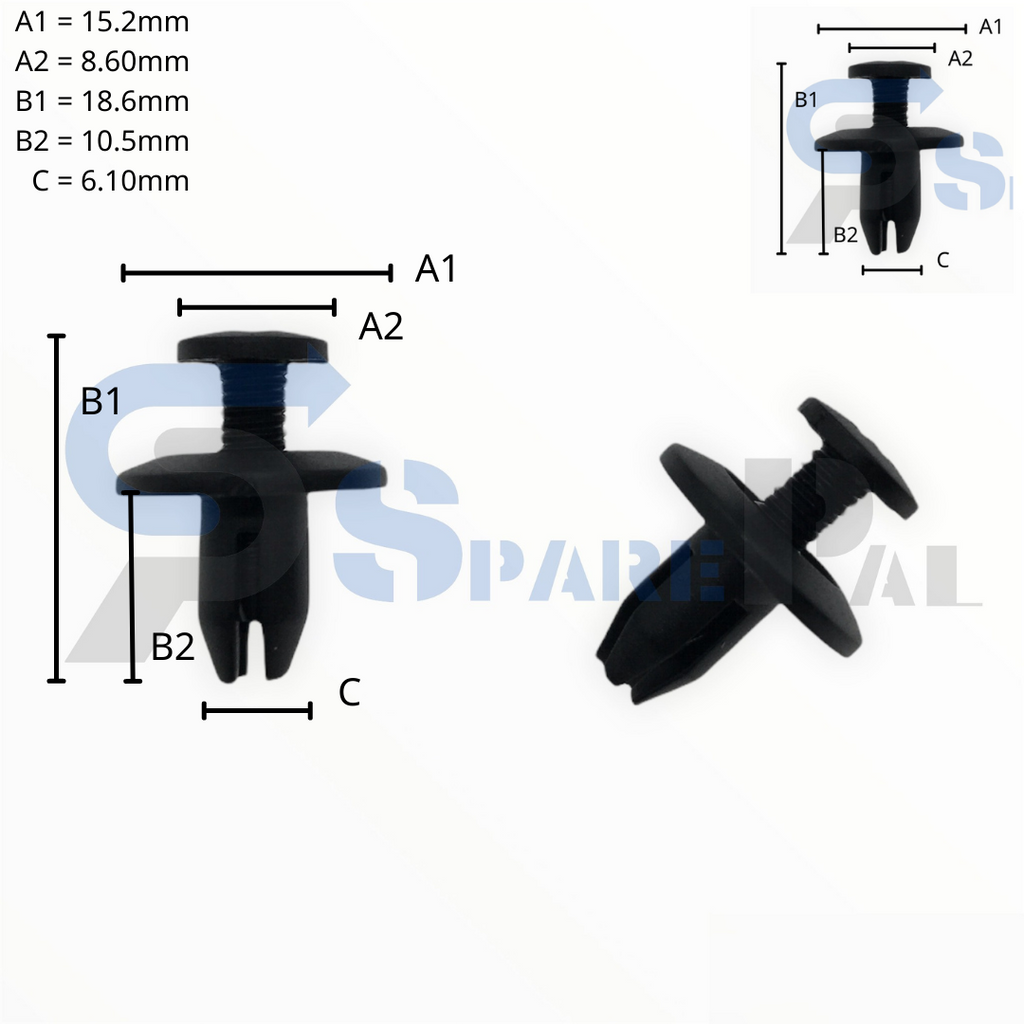 SparePal  Fastener & Clip SPL-10249