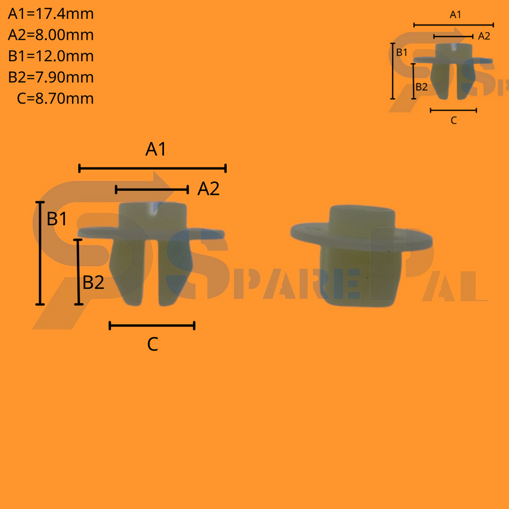 SparePal  Fastener & Clip SPL-10250