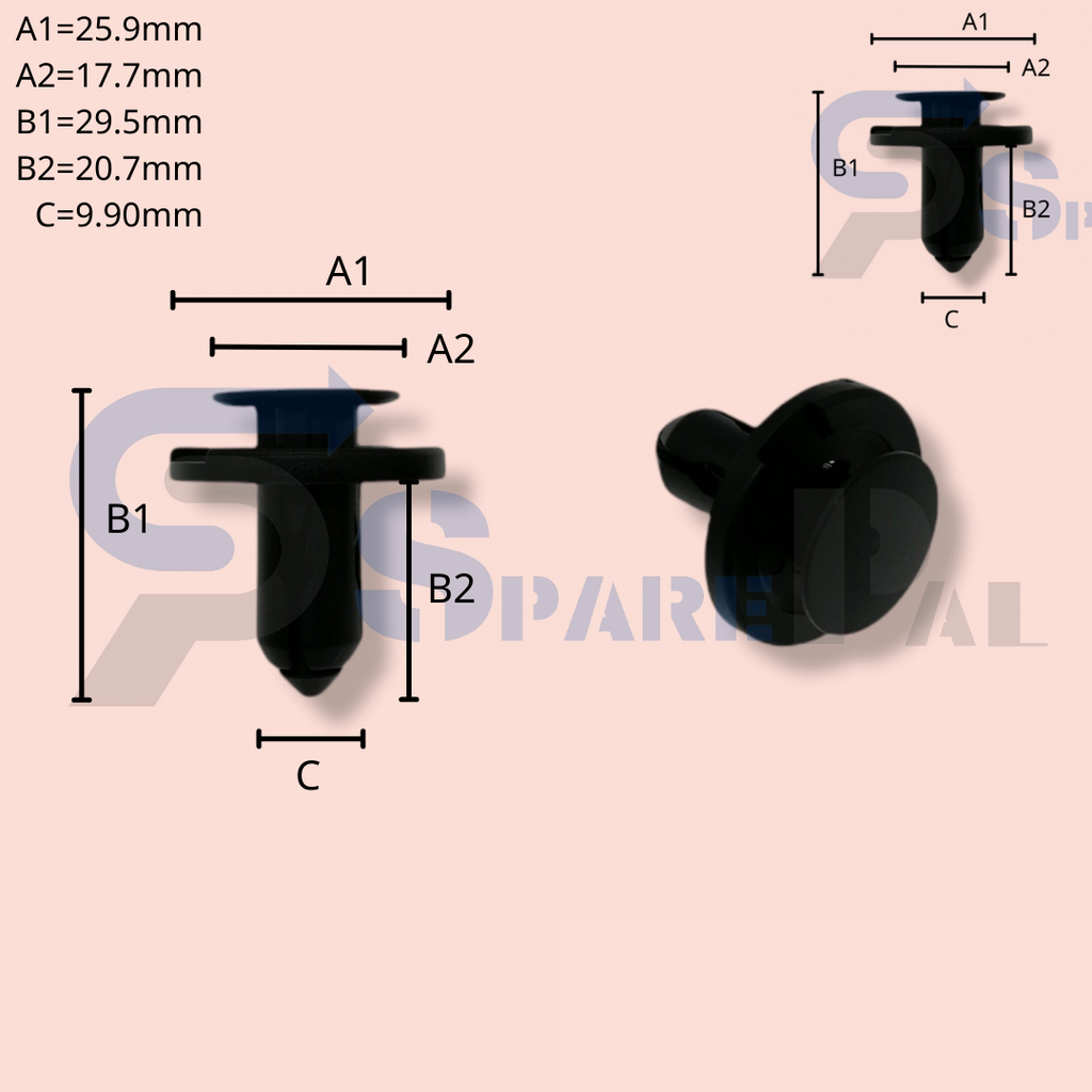 SparePal  Fastener & Clip SPL-10254