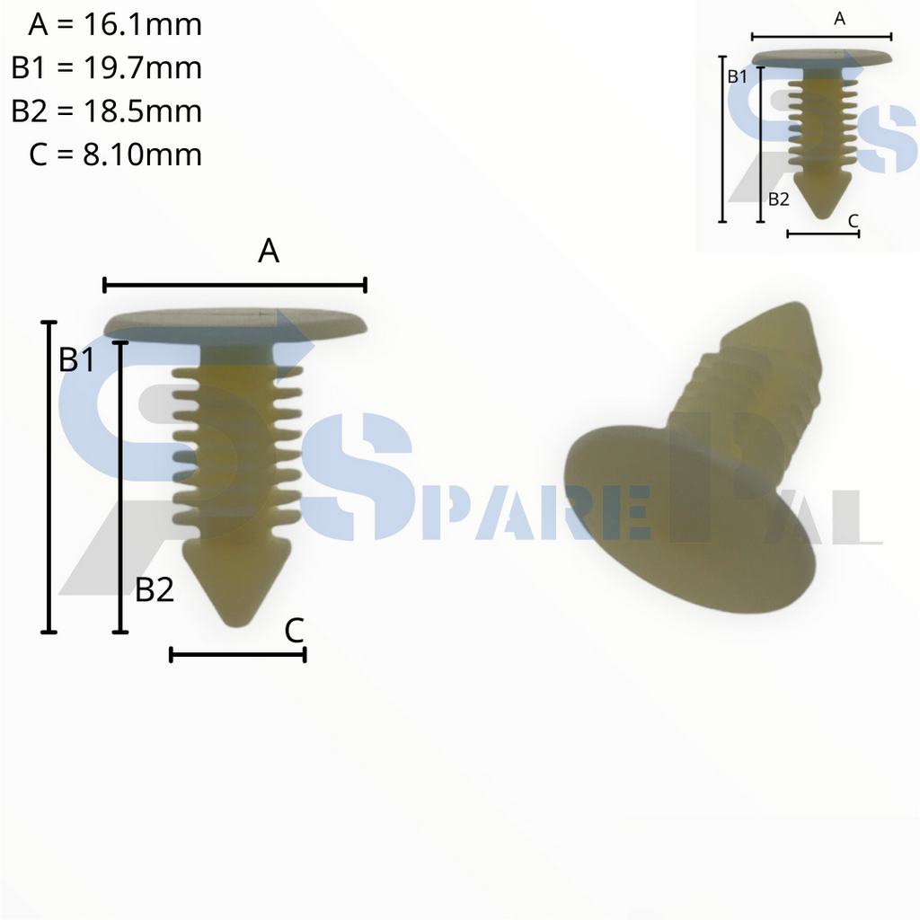 SparePal  Fastener & Clip SPL-10264