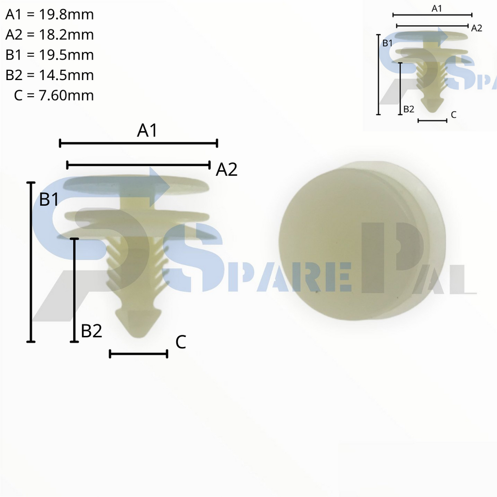 SparePal  Fastener & Clip SPL-10270