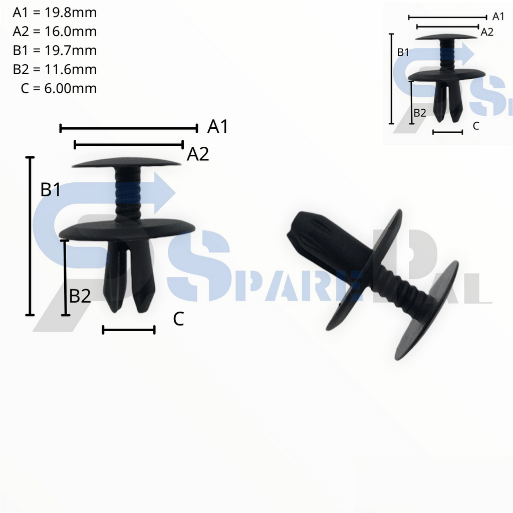 SparePal  Fastener & Clip SPL-10293