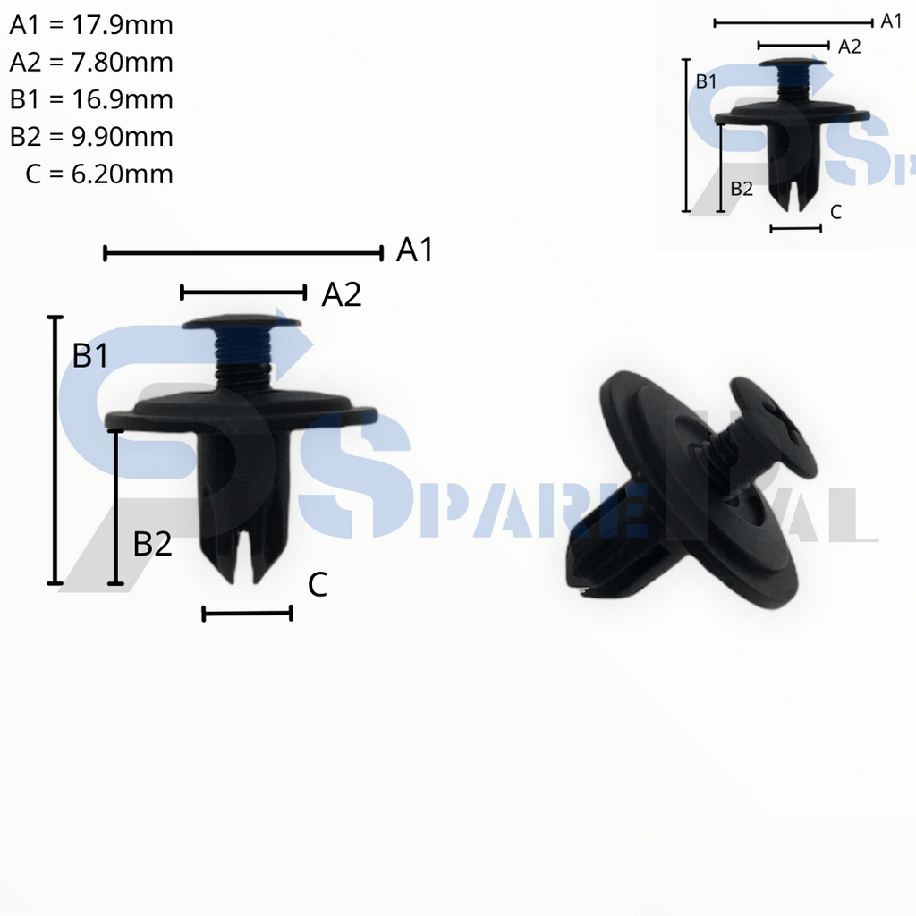 SparePal  Fastener & Clip SPL-10302