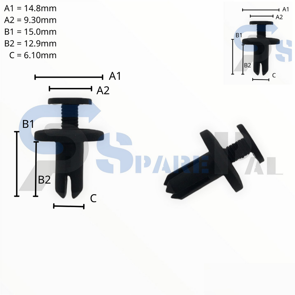 SparePal  Fastener & Clip SPL-10328