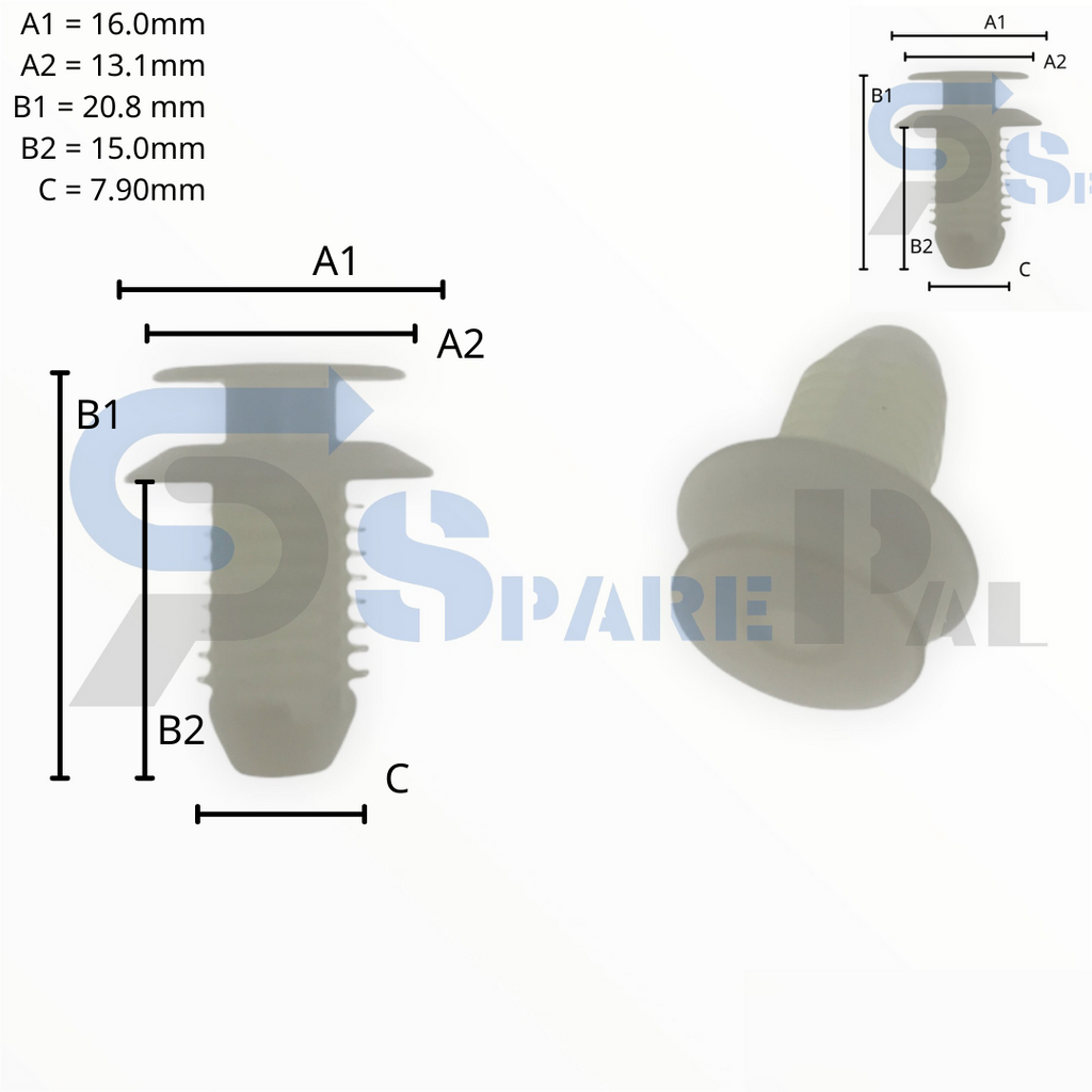 SparePal  Fastener & Clip SPL-10329