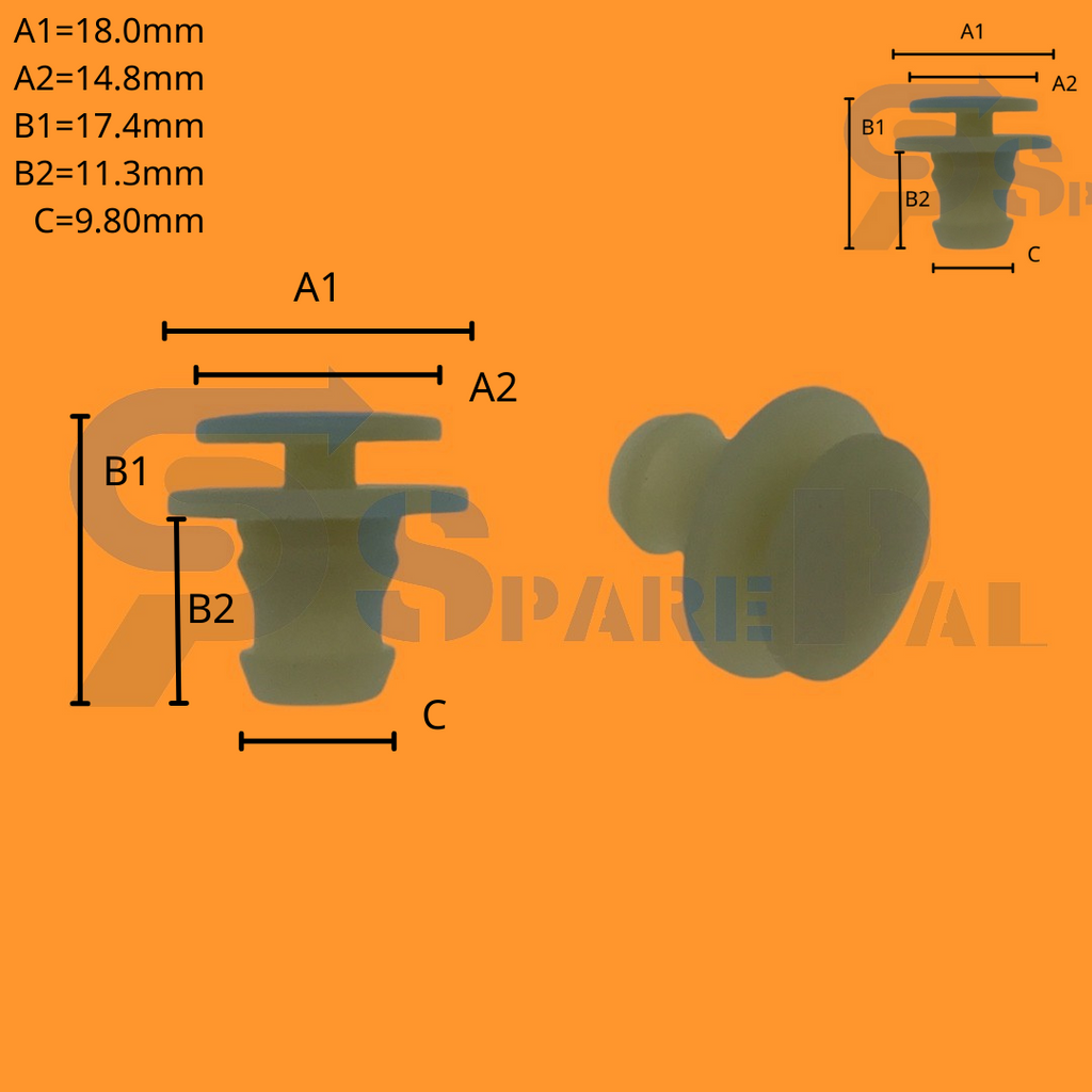 SparePal  Fastener & Clip SPL-10340