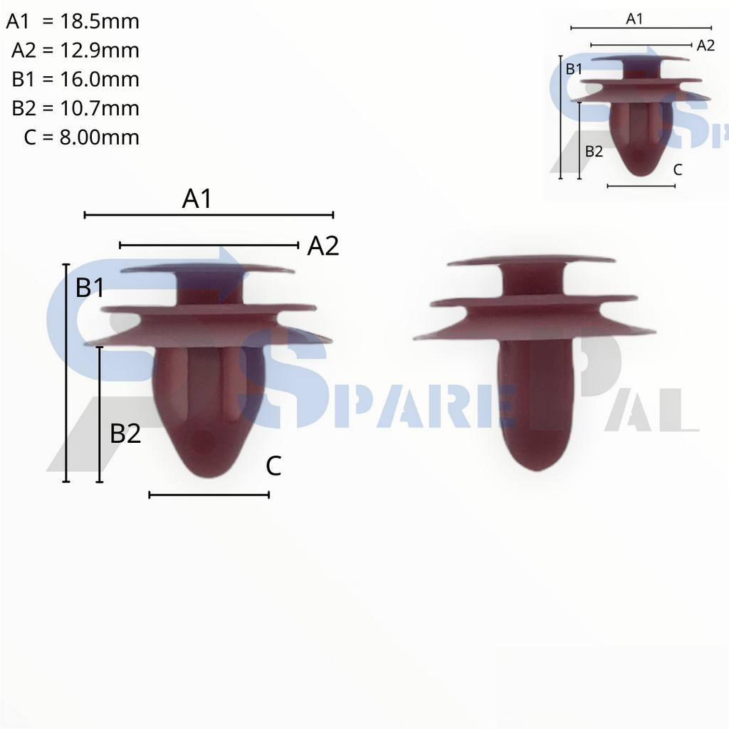 SparePal  Fastener & Clip SPL-10344