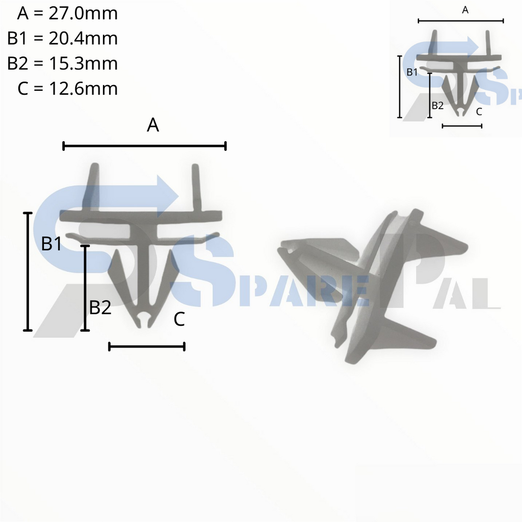 SparePal  Fastener & Clip SPL-10369