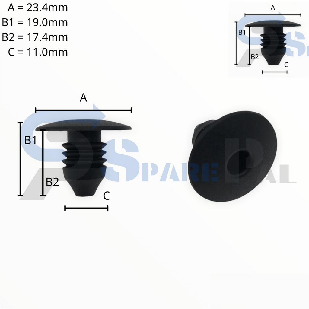 SparePal  Fastener & Clip SPL-10374