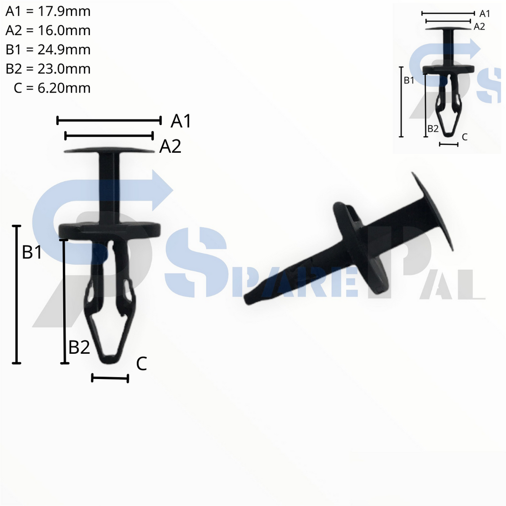 SparePal  Fastener & Clip SPL-10386