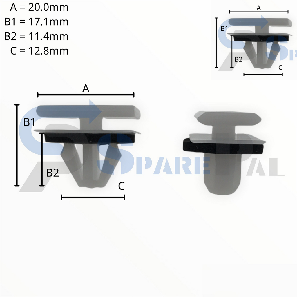 SparePal  Fastener & Clip SPL-10414