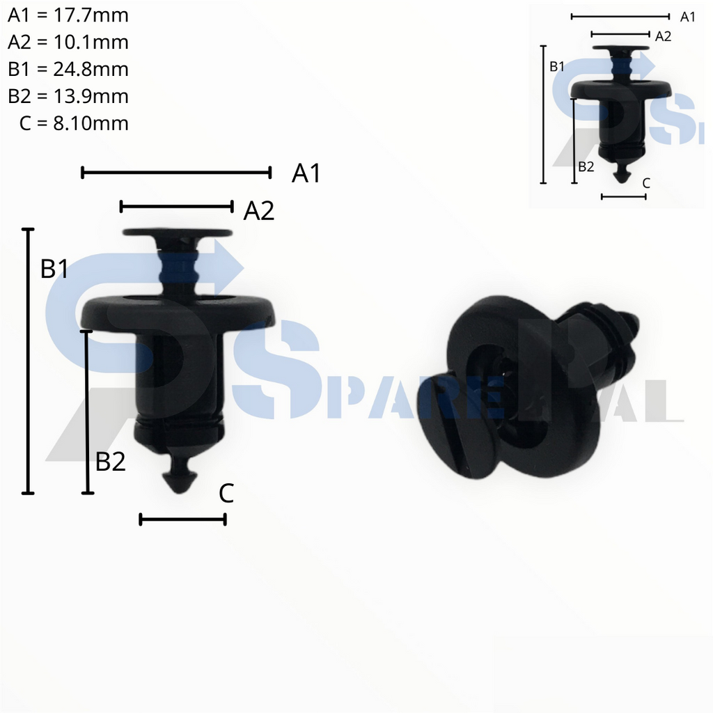 SparePal  Fastener & Clip SPL-10421