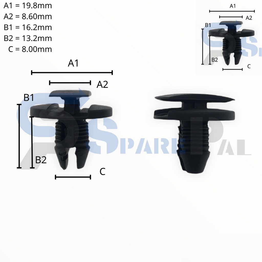 SparePal  Fastener & Clip SPL-10423