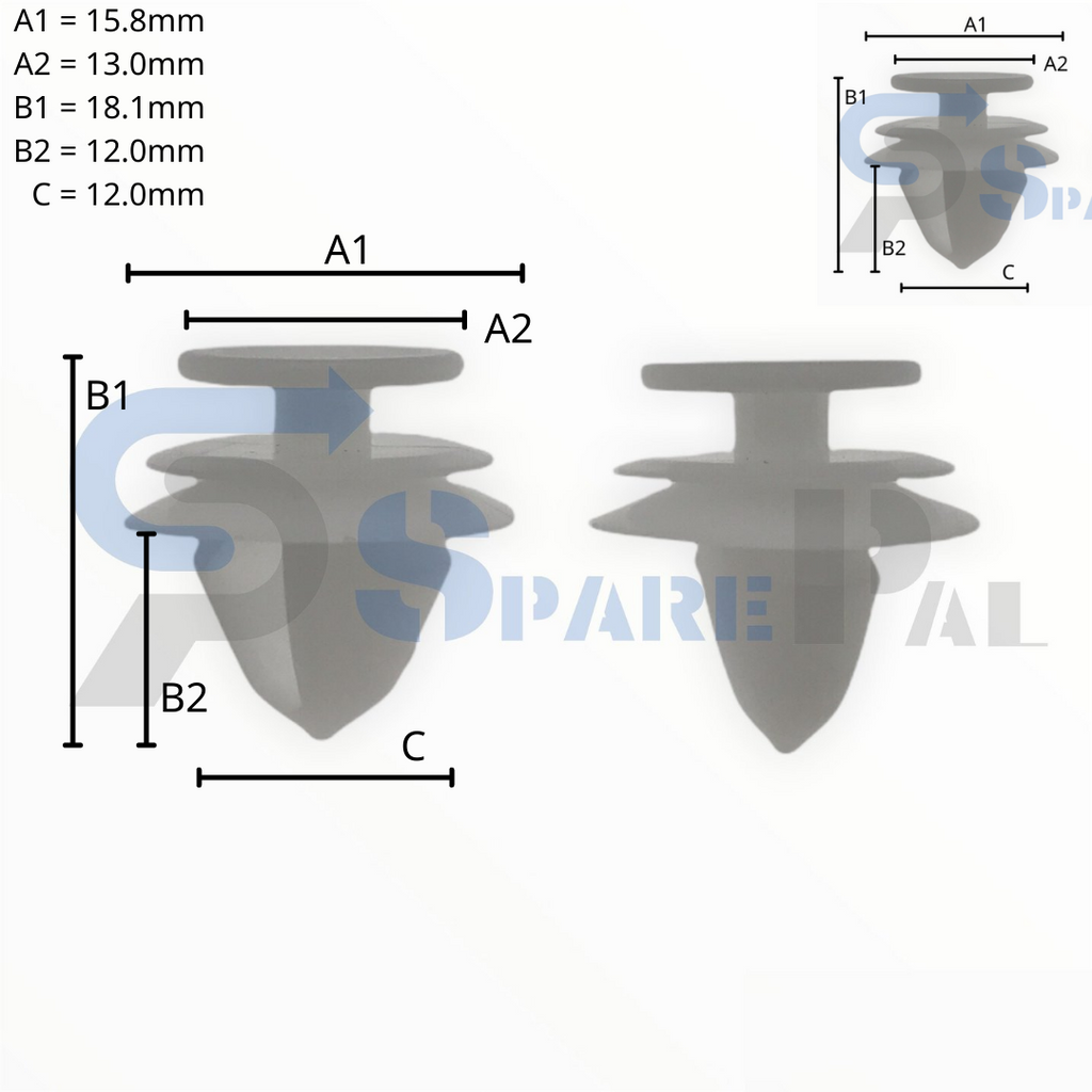 SparePal  Fastener & Clip SPL-10425