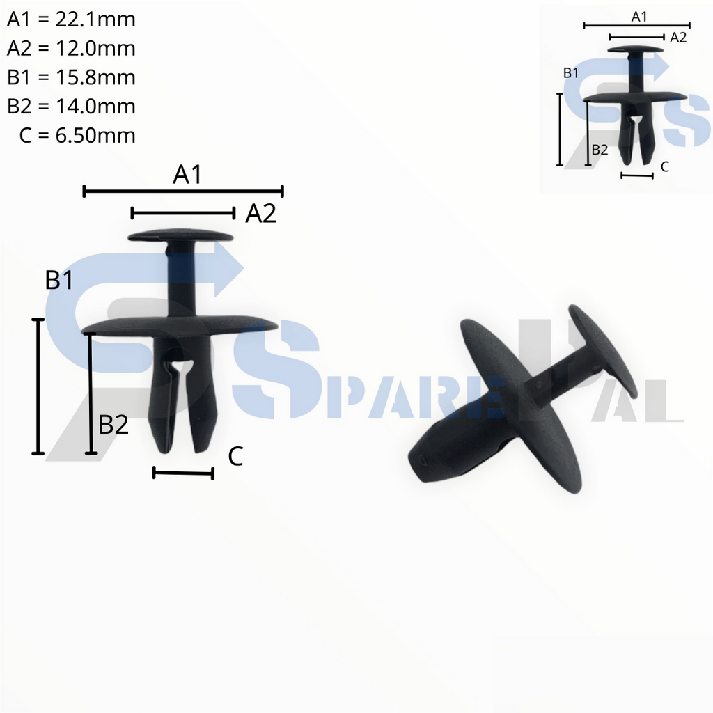 SparePal  Fastener & Clip SPL-10428