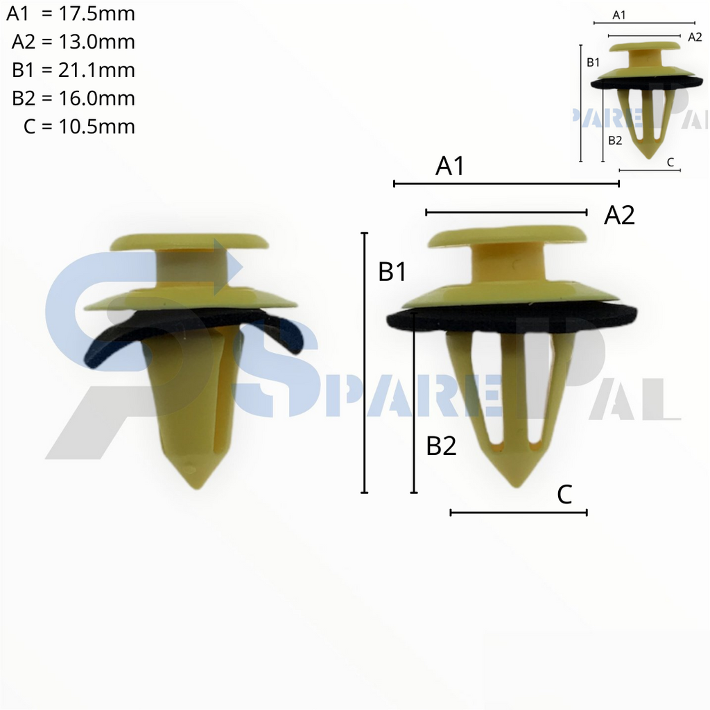 SparePal  Fastener & Clip SPL-10430