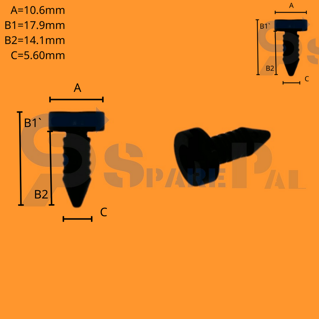 SparePal  Fastener & Clip SPL-10432