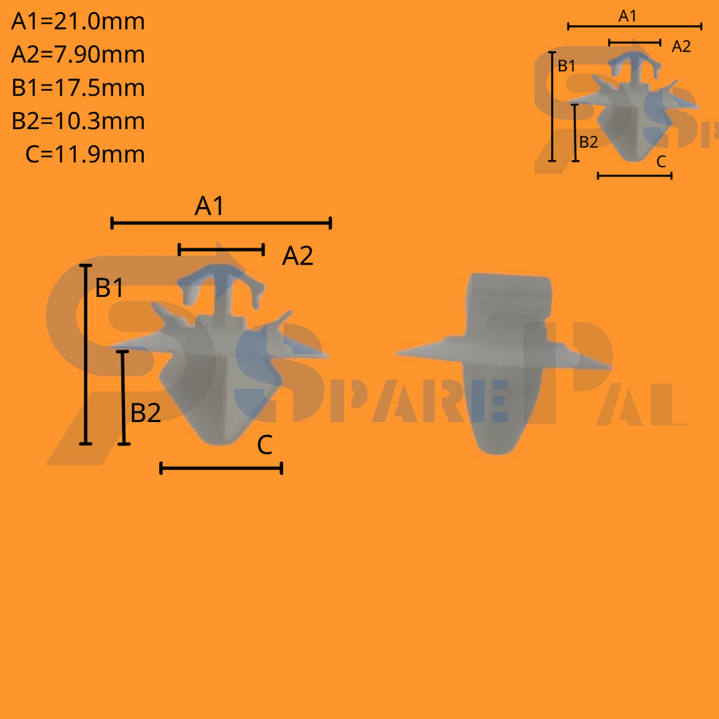 SparePal  Fastener & Clip SPL-10446