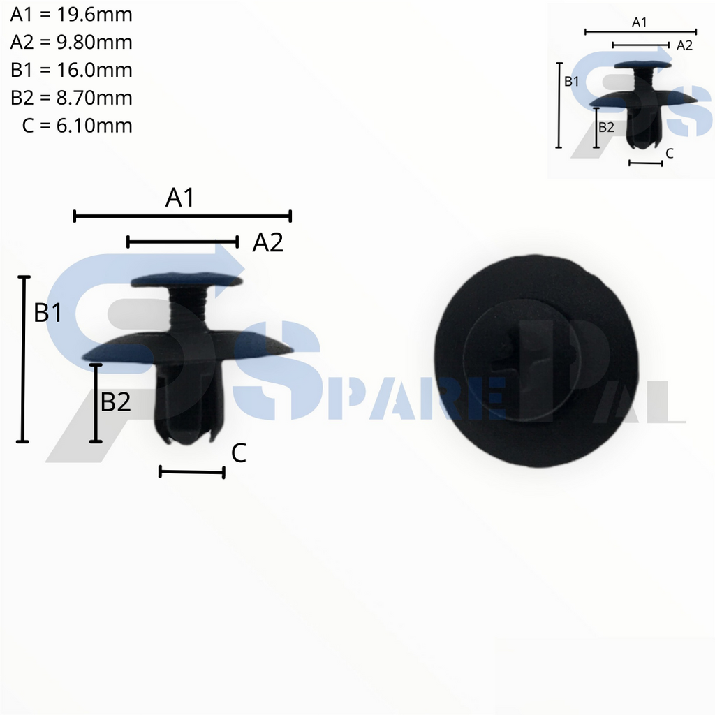 SparePal  Fastener & Clip SPL-10447