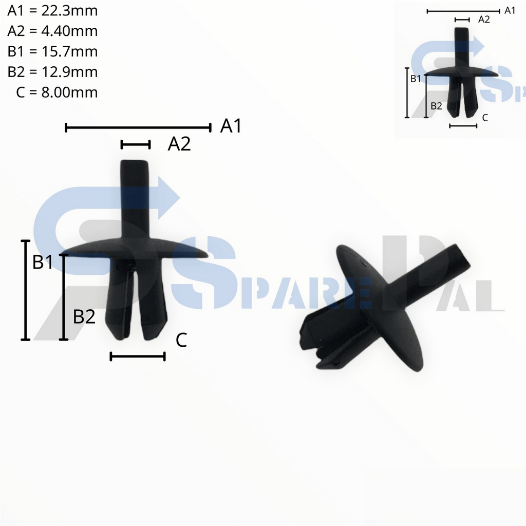 SparePal  Fastener & Clip SPL-10450