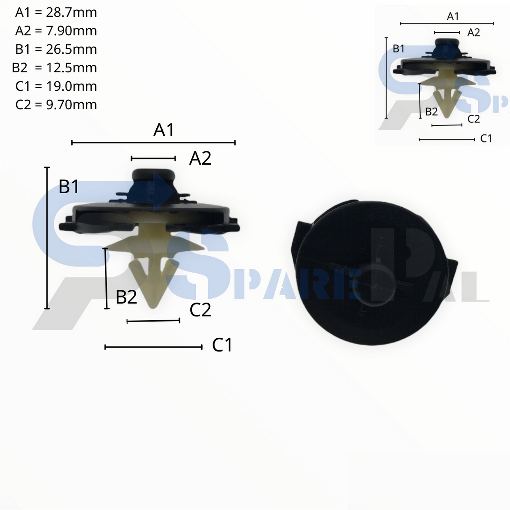 SparePal  Fastener & Clip SPL-10451