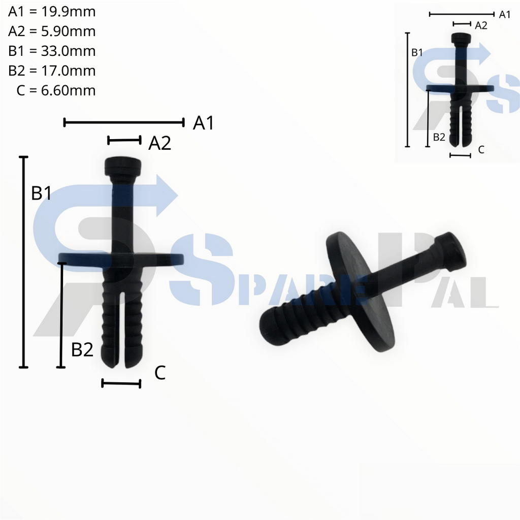 SparePal  Fastener & Clip SPL-10453