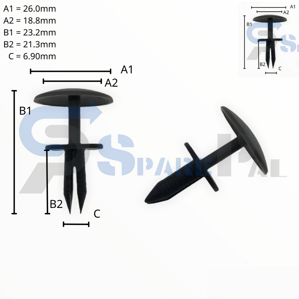 SparePal  Fastener & Clip SPL-10463