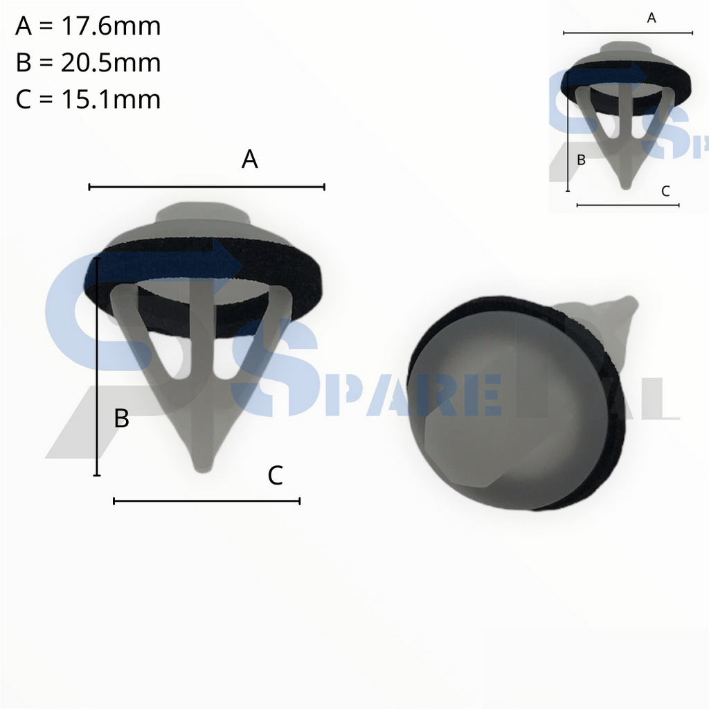 SparePal  Fastener & Clip SPL-10481