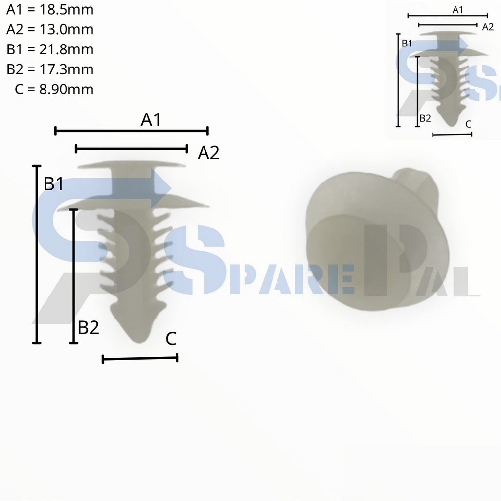 SparePal  Fastener & Clip SPL-10483