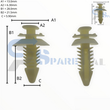 이미지를 갤러리 뷰어에 로드 , SparePal  Fastener &amp; Clip SPL-10494