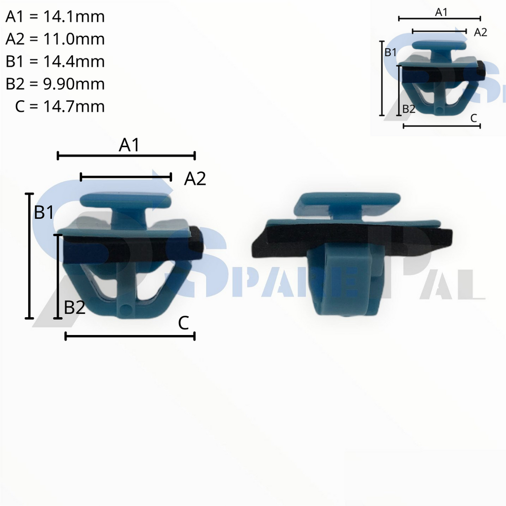 SparePal  Fastener & Clip SPL-10555