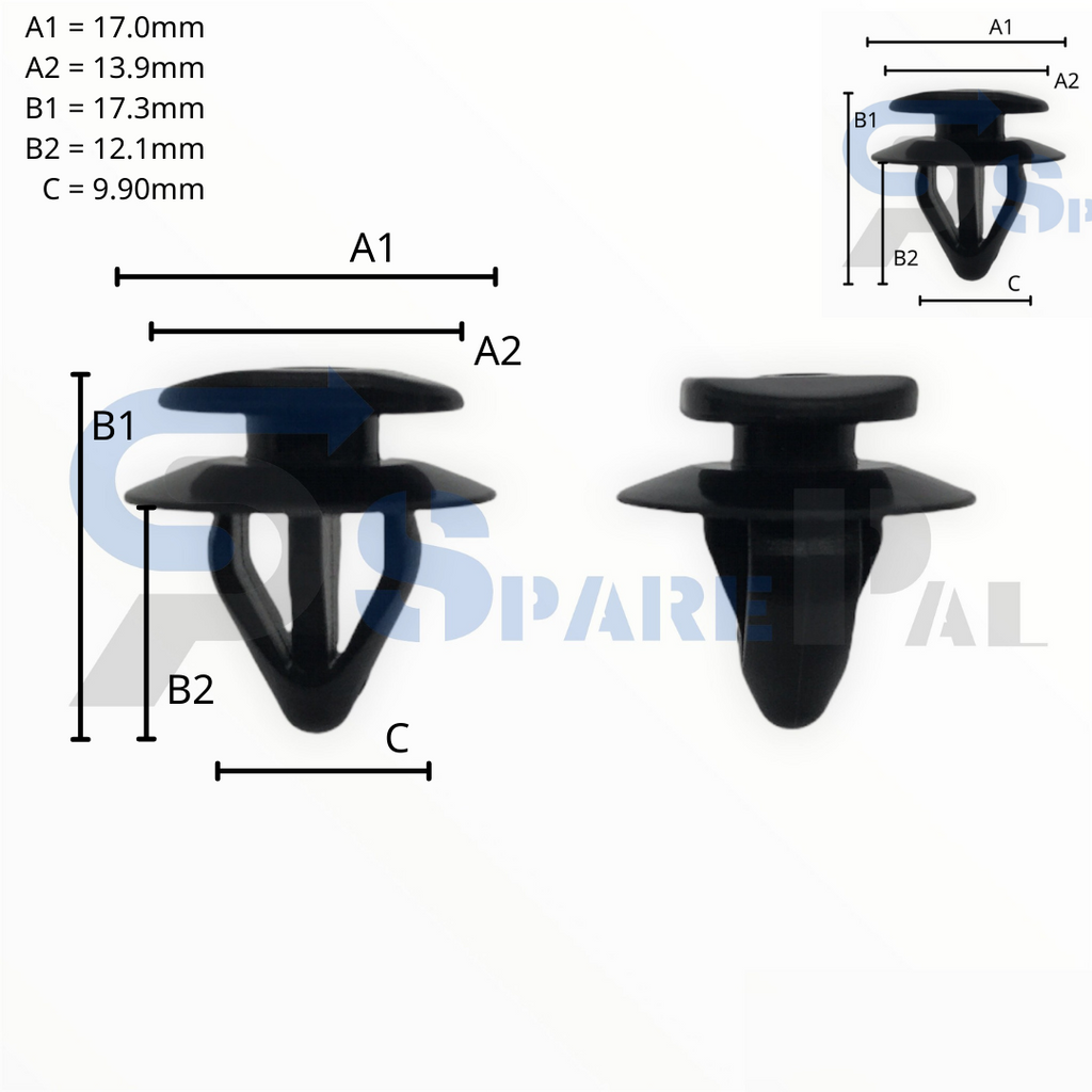 SparePal  Fastener & Clip SPL-10575