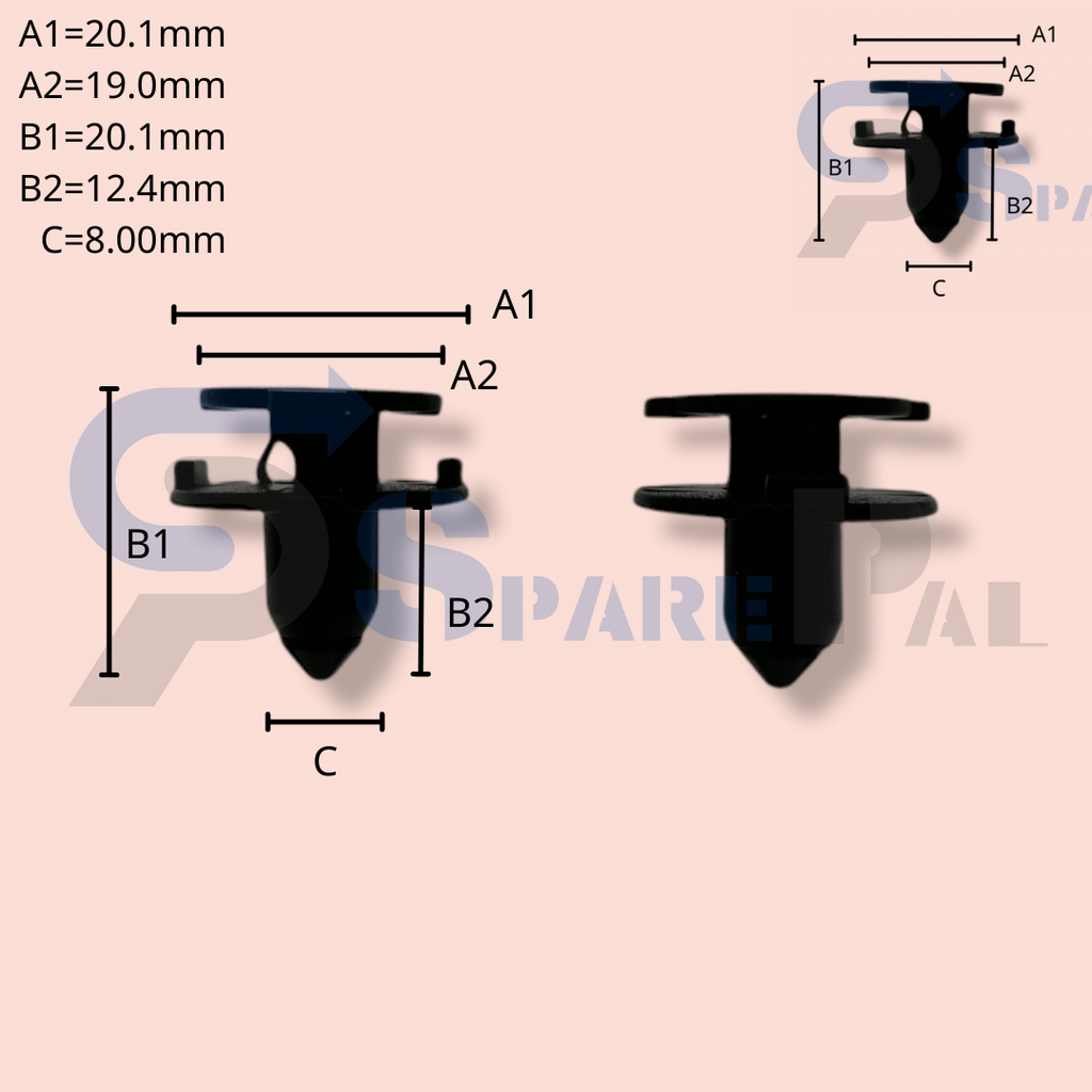 SparePal  Fastener & Clip SPL-10581